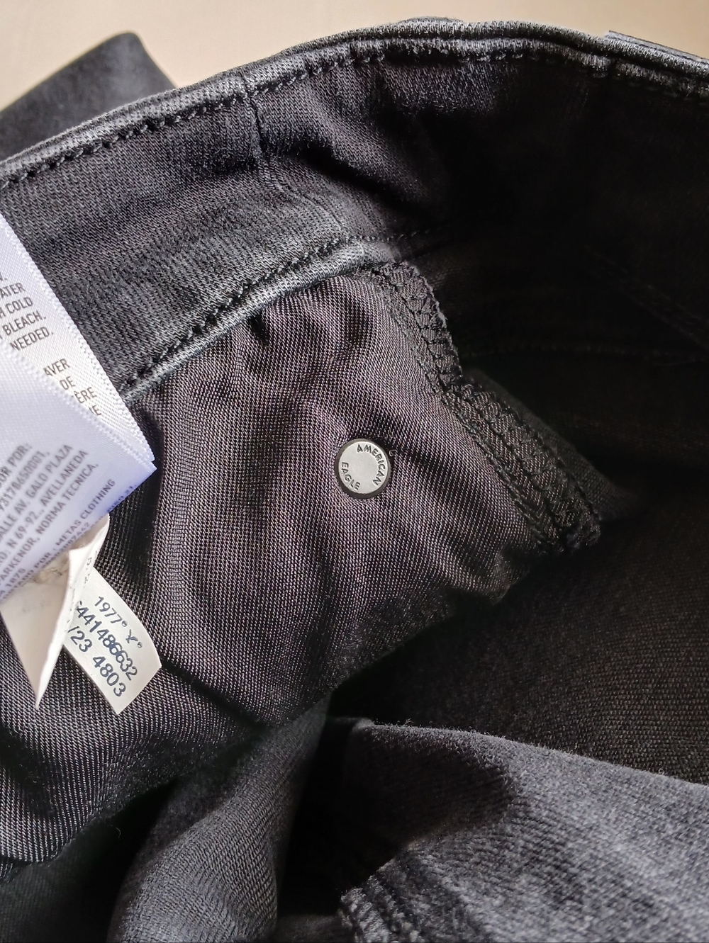 aeo ♡ bff jegging luxe stretch black xl indie sleaze whimsigoth comfort minimal - Picture 11 of 11